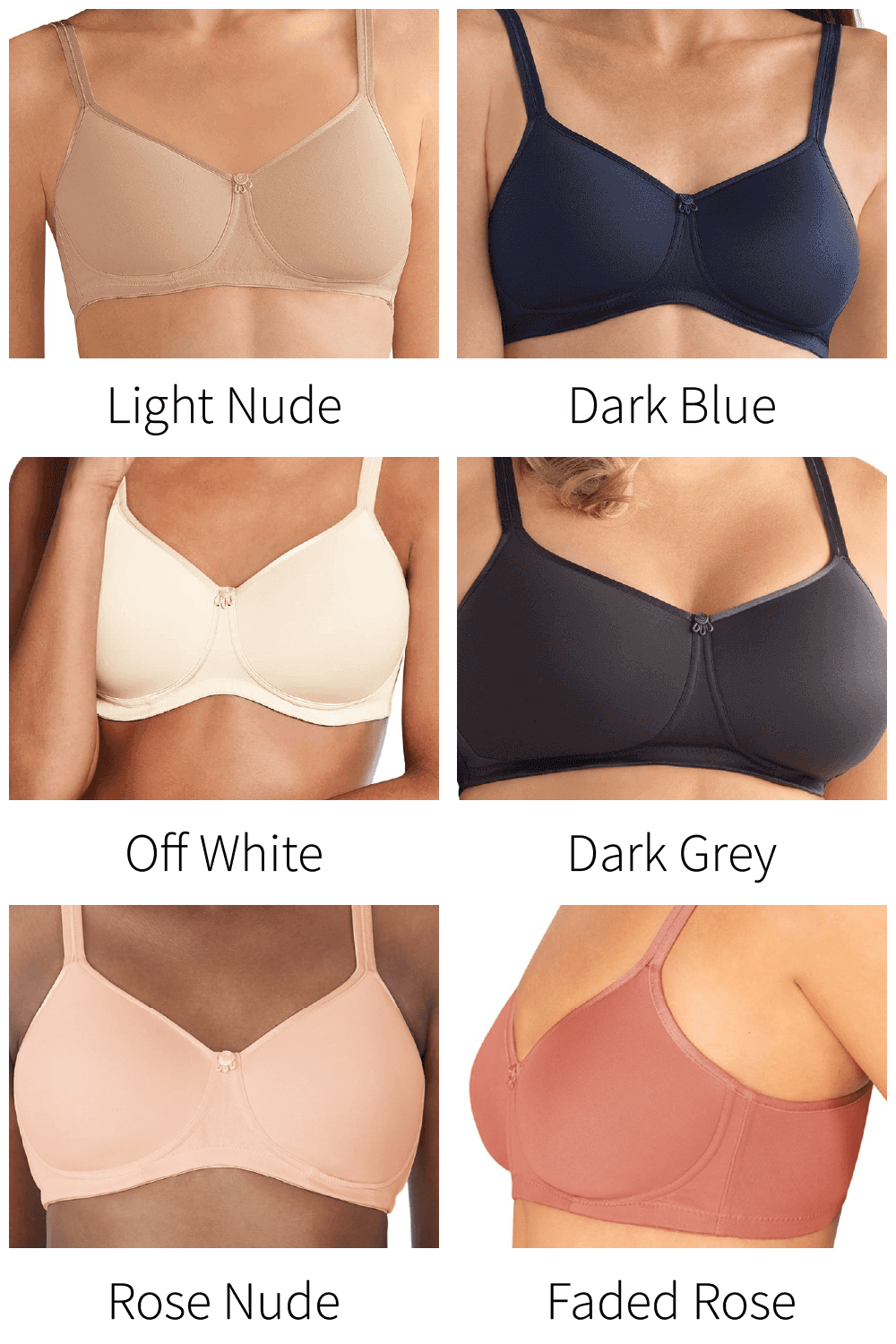 Amoena Mara Bra colors