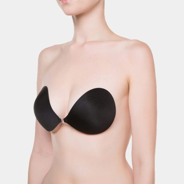 Crossdresser clothing cleavage bra black