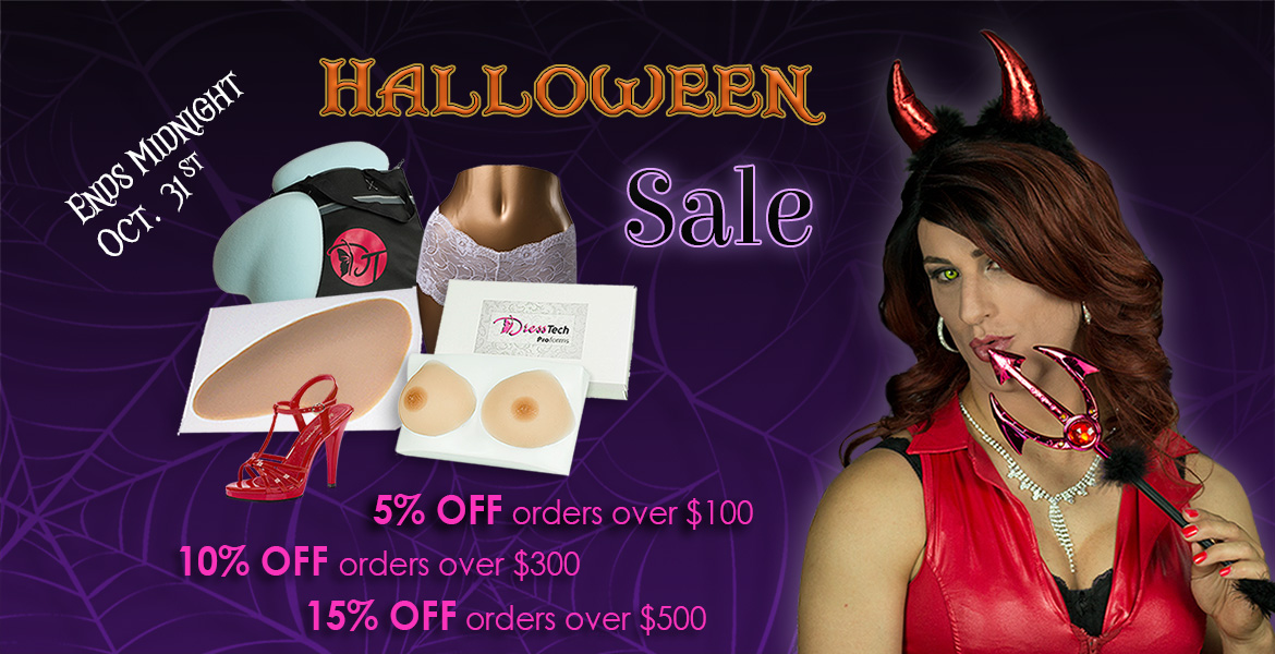 Halloween crossdressing Sale Banner