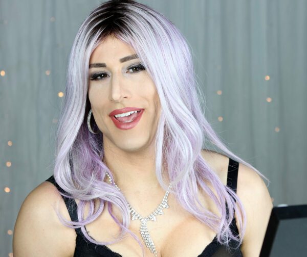 Lilac Frost Crossdresser Wig