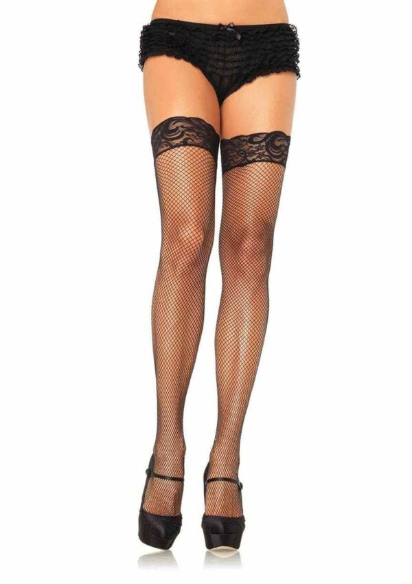 Stay Up Thigh High Fishnet Drag Queen Stockings