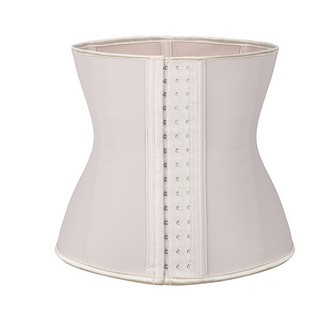 Nude crossdressing waist trainer front view