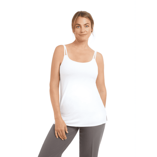 Amoena® Valletta Tall Camisole  Camisole white, Fashion, Camisole bra