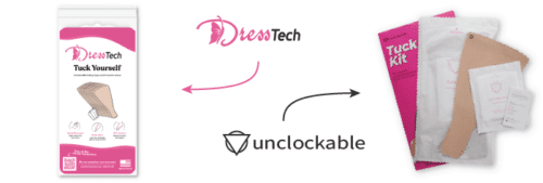 Unclockable Tuck Kit Example Best Tucking Tape | Unclockable Tucking Kit vs DressTech