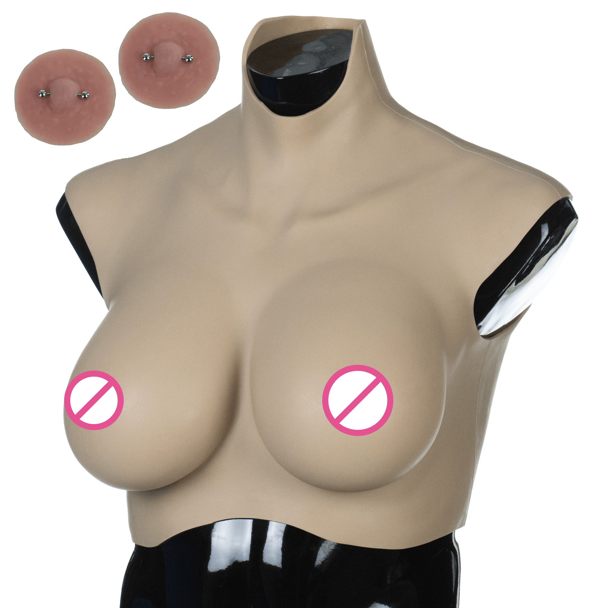 Breastplate – Caramel Tawny Rogue Pierced